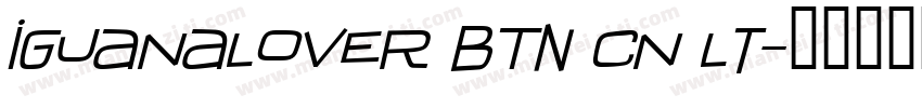 IguanaLover BTN Cn Lt字体转换